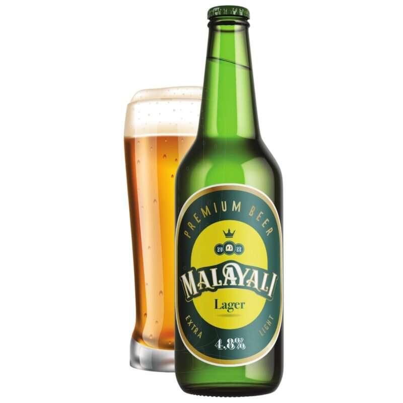 Malayali Lager 50CL 4.8% Vol