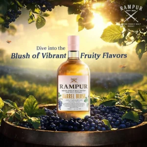Rampur Barrel Blush Indian Single Malt Whisky - Billede 3