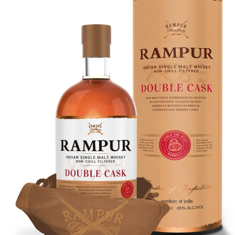 Rampur Double Cask Indian Single Malt Whiskey